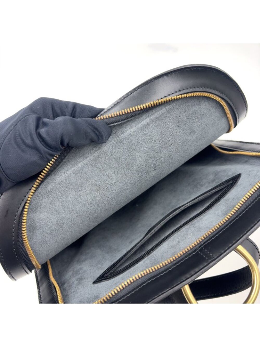 Louis Vuitton Gobelins Epi Noir Leather Black Backpack Gold - Picture 10 of 15